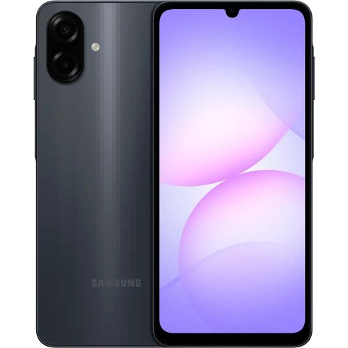 Samsung Galaxy A07 Dual SIM, 128GB, 4GB RAM, 4G LTE - Black