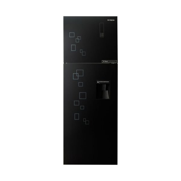ثلاجة فريش 426 لتر - زجاج أسود/ FNT-DR540 YGB